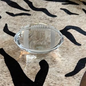 Small Crystal Football Decor